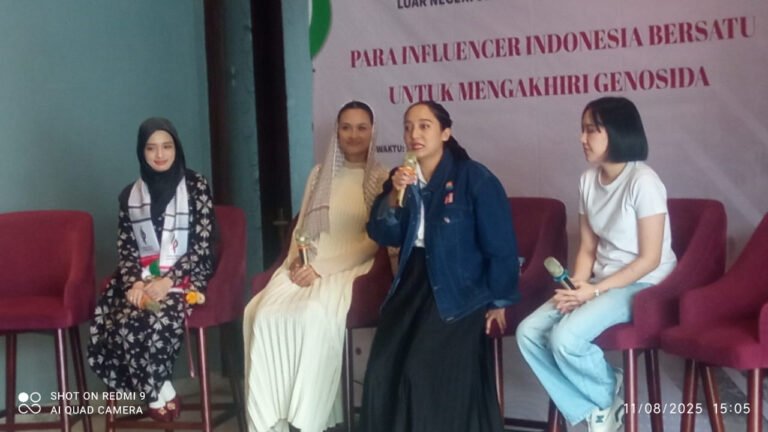 Para Influencer Dukung Kemerdekaan Palestina dan Desak Kemlu Segera Hentikan Genosida di Gaza