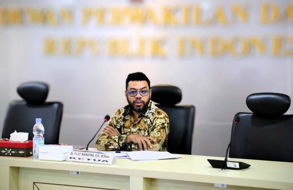 Ketua Komite III DPD RI, Dr. Filep Wamafma