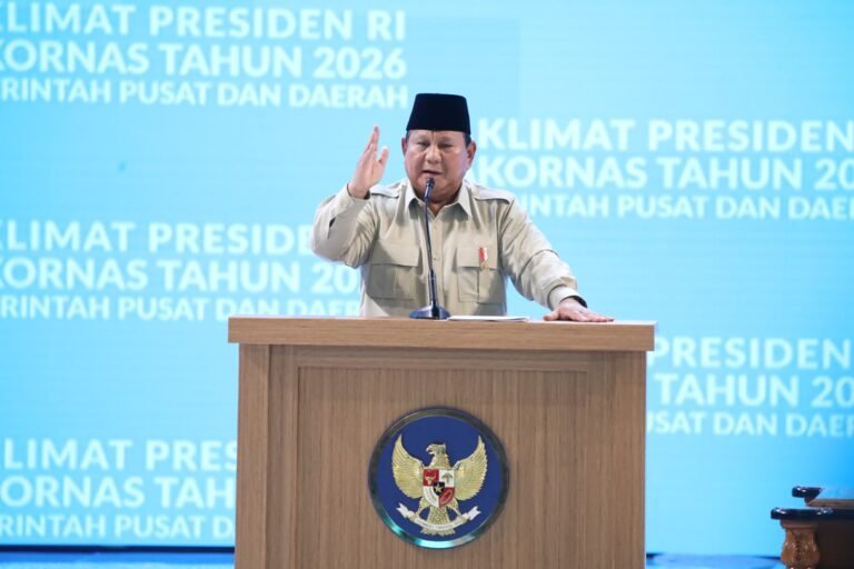Buka Rakornas Pusat-Daerah 2026, Ini Pesan Prabowo kepada Seluruh Unsur Pemerintahan