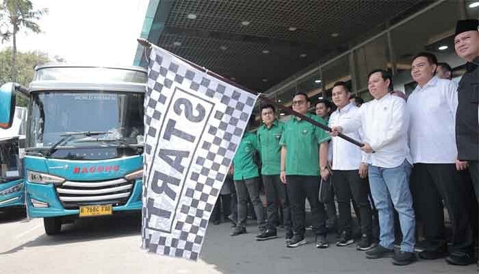 Ketua DPD RI Sultan Lepas 500 Pemudik Diberangkatkan ke Lima Provinsi Sumatera