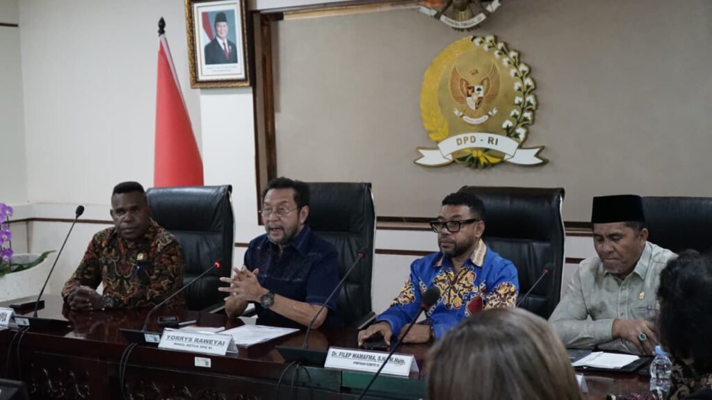 Terima Aspirasi Asosiasi MRP, DPD RI Dorong Evaluasi Keamanan dan Kesejahteraan di Tanah Papua