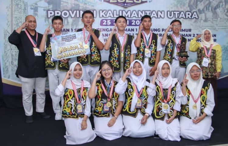 Selamat Datang SMAN 1 Tanjung Selor di Grand Final LCC Empat Pilar MPR RI Tingkat Nasional