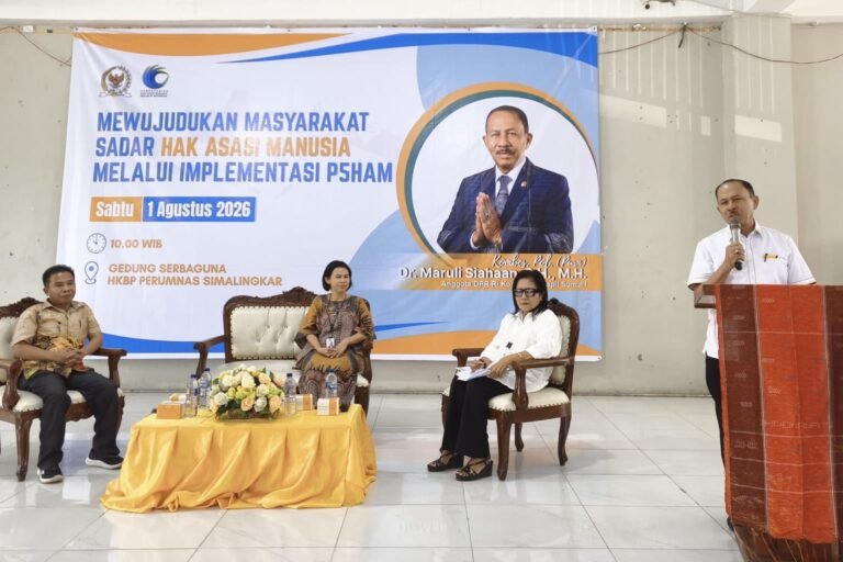 Hadiri P5HAM di Medan, Maruli Siahaan Komisi XIII DPR Ingatkan Penghormatan HAM Harus Dimulai dari Kehidupan Sehari-hari