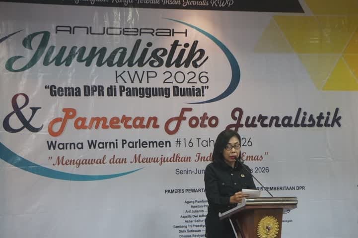 Sekjen DPR Apresiasi Anugerah Jurnalistik dan Pameran Foto Jurnalistik KWP 2026, Tegaskan Peran Pers Kawal Indonesia Emas 2045