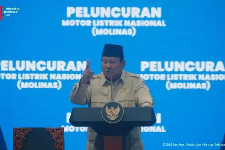 Prabowo Dorong Produksi Motor Listrik Nasional Capai 2 Juta Unit