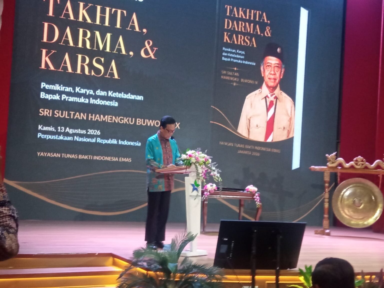 Sri Sultan HB X Luncurkan Buku Trilogi Takhta, Darma, & Karsa, Pemikiran Bapak Pramuka Indonesia