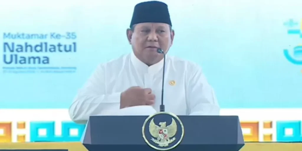 Prabowo : NU Punya Peran Penting Jaga Stabilitas Bangsa