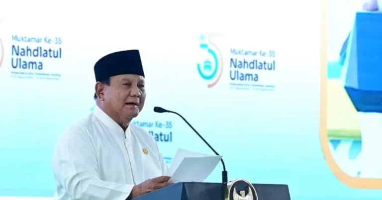 Presiden Prabowo Buka Muktamar Ke-35 NU Di Jombang, Perkenalkan Jas Hijau (Jasa Ulama)