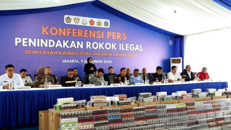 Bea Cukai Sita 10,7 Juta Batang Rokok Illegal Rugikan Negara Rp 8 Milyar