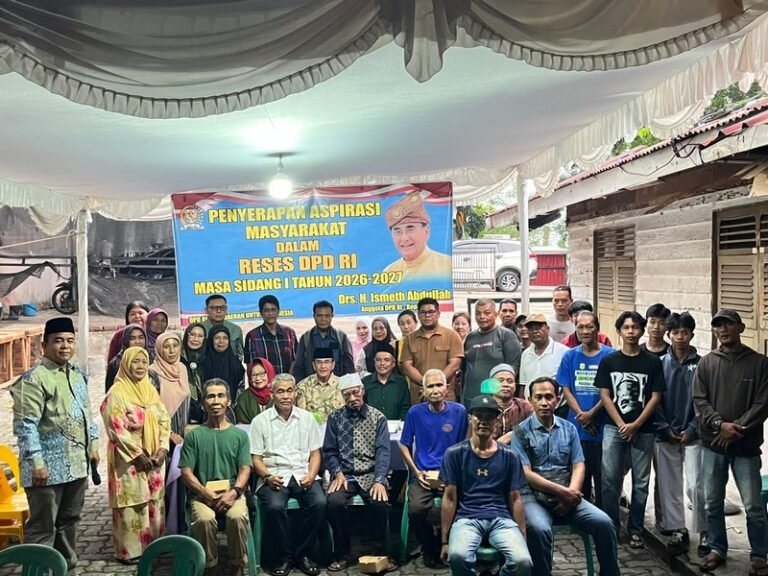 Ismeth Abdullah Dapat Berbagai Macam Aspirasi Warga Tanjungpinang Barat Saat Kegiatan Reses