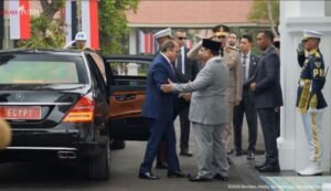 Presiden Prabowo Sambut Presiden Mesir Di Istana Kepresidenan